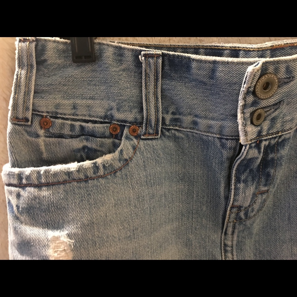 Blue American eagle jean skirt - Picture 3 of 7